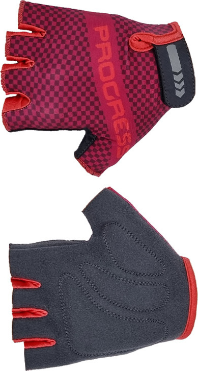 Dětské cyklistické rukavice PROGRESS Solo Mitts růžové Velikost: 7-8