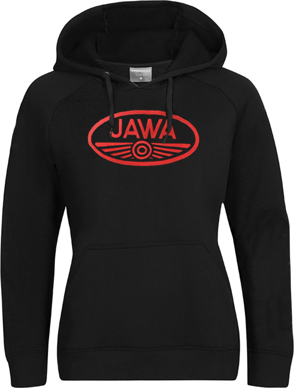 Dámská bavlněná mikina PROGRESS Jawa černá Velikost: S