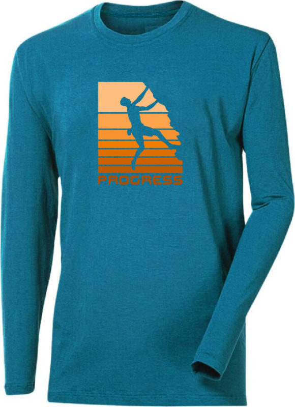 Pánské bambusové triko PROGRESS Vandal Boulder modré Velikost: XXXL