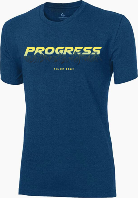 Pánské bambusové triko PROGRESS Barbar Sunset modré Velikost: XXXL