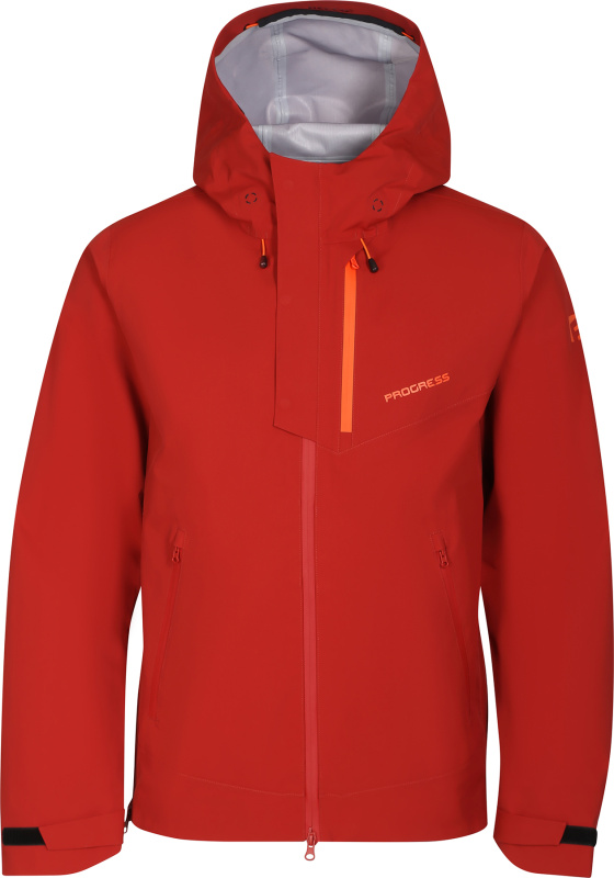 Pánská outdoorová bunda PROGRESS Alpen JKT červená Velikost: XL