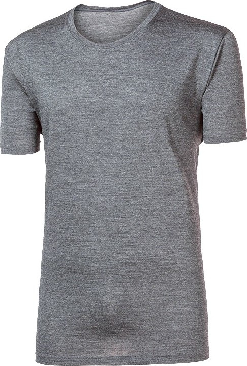 Pánské merino triko PROGRESS Original šedé Velikost: XXL