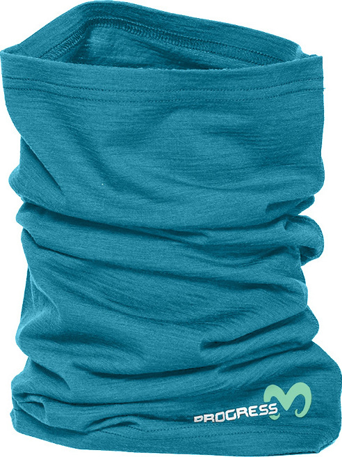 Unisex merino nákrčník PROGRESS Mw Tube zelený melír Velikost: UNI