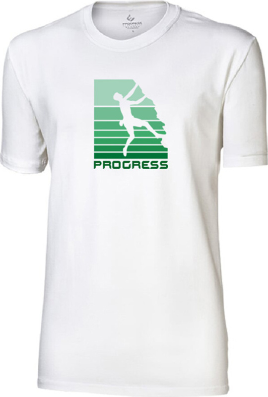 Pánské bambusové triko PROGRESS Barbar Boulder bílé Velikost: L