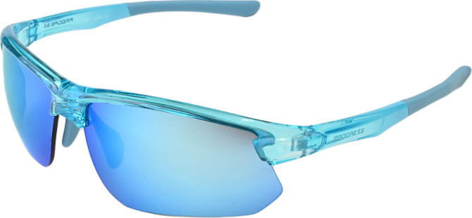 Sportovní sluneční brýle PROGRESS Safari Blue transparentní modrá/modrá Velikost: UNI