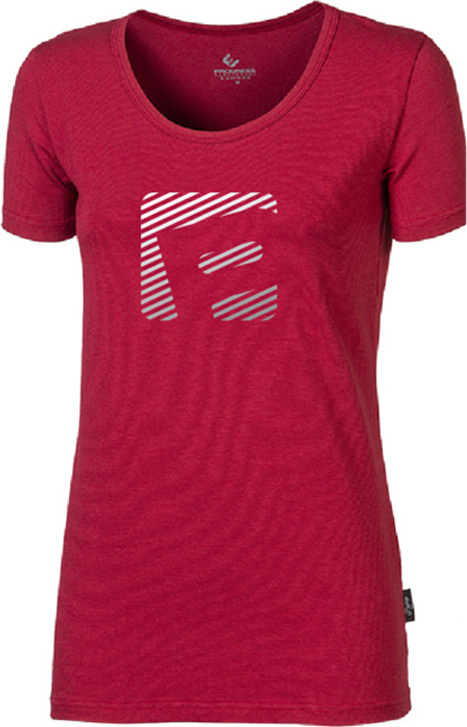 Dámské bambusové triko PROGRESS Sasa červené Velikost: L