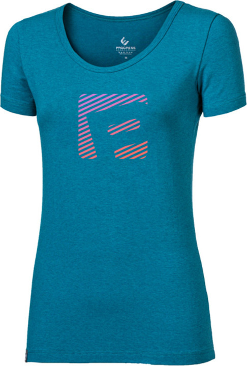 Dámské bambusové triko PROGRESS Sasa modré Velikost: XL