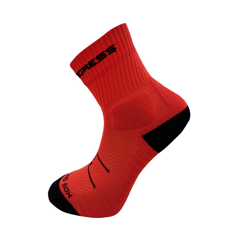 Unisex cyklistické ponožky PROGRESS Offroad Sox červené Velikost: 35-38