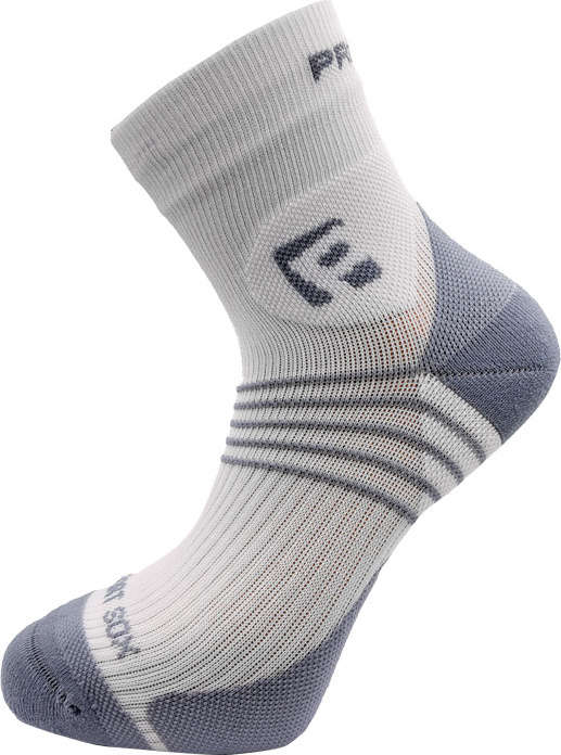Unisex běžecké ponožky PROGRESS Support Sox bílé Velikost: 43-47