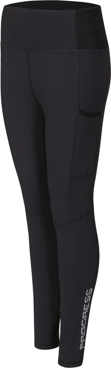 Dámské outdoorové legíny PROGRESS Velocita černé Velikost: S