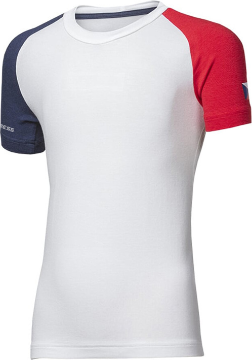 Dětské bambusové triko PROGRESS Republico T-Shirt ČR  tm.modrá/bílá/červená Velikost: 164/1