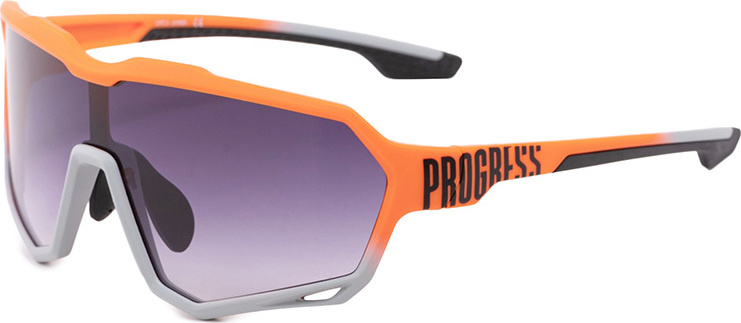 Sportovní sluneční brýle PROGRESS Vortex Smk oranžová/šedá Velikost: UNI