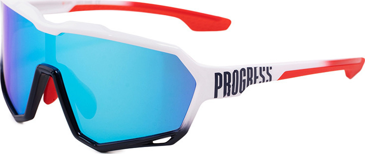 Sportovní sluneční brýle PROGRESS Vortex Blu-R Tricolor trikolora Velikost: UNI