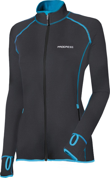 Dámská funkční mikina PROGRESS Tispa Limited šedá Velikost: L