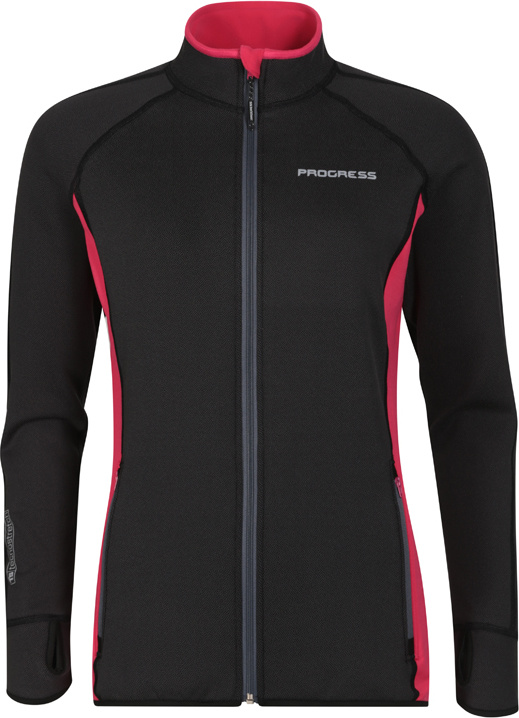 Dámská funkční mikina PROGRESS Tispa Strong černá Velikost: XL