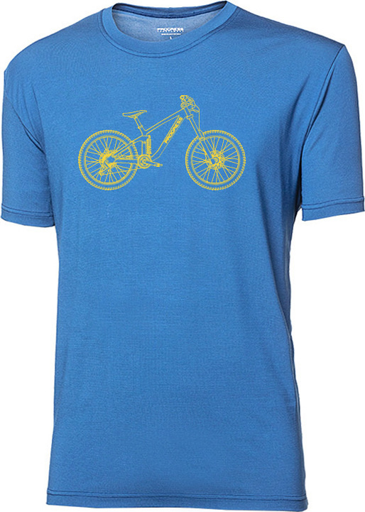 Pánské sportovní triko PROGRESS Wabi modré Velikost: L