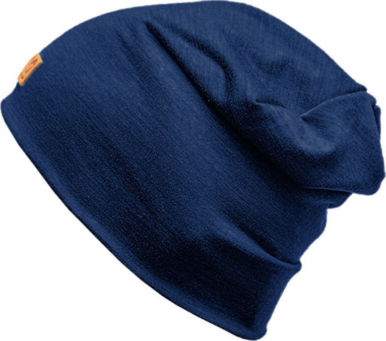 Funkční merino čepice PROGRESS Freebeanie tmavě modrá Velikost: UNI