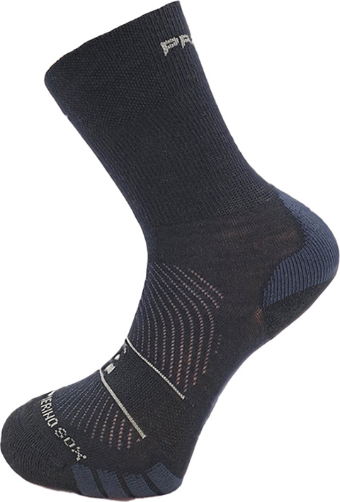 Turistické merino ponožky PROGRESS Trekking Sox černé Velikost: 39-42