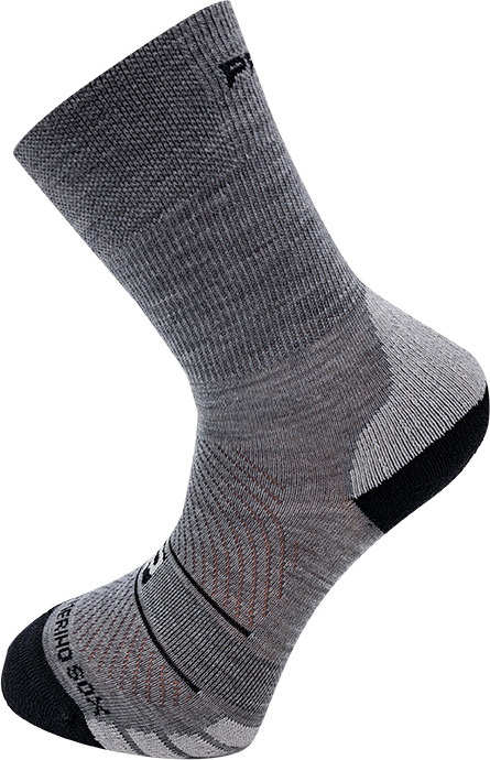 Turistické merino ponožky PROGRESS Trekking Sox šedé Velikost: 35-38