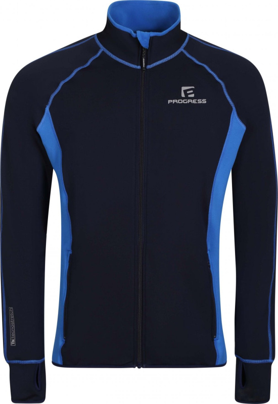 Pánská funkční mikina PROGRESS Torez modrá Velikost: M