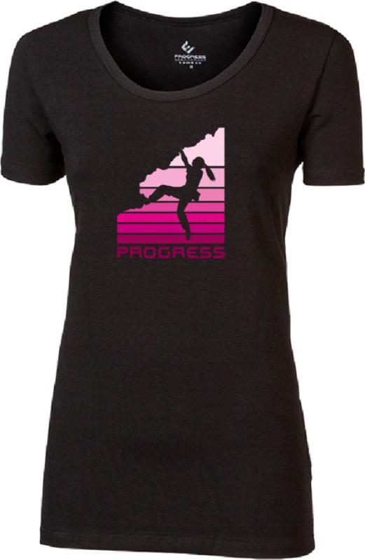 Dámské bambusové triko PROGRESS Sasa Boulder černé Velikost: XXL