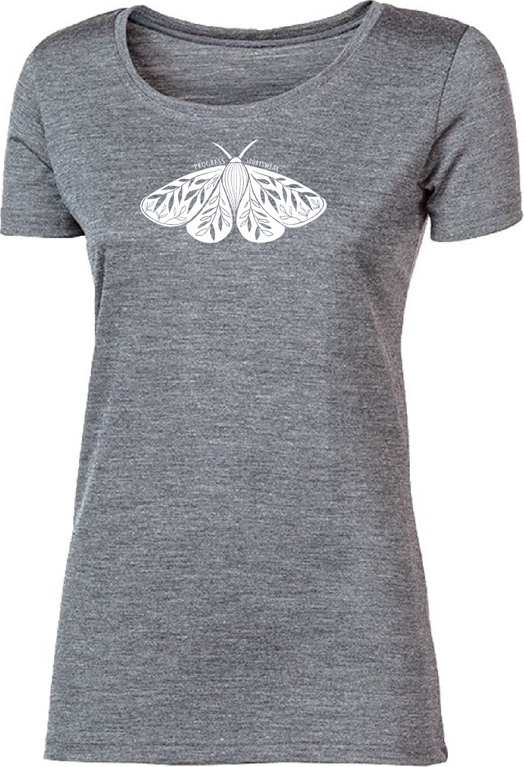 Dámské merino triko PROGRESS Vinka Arctia šedé Velikost: S