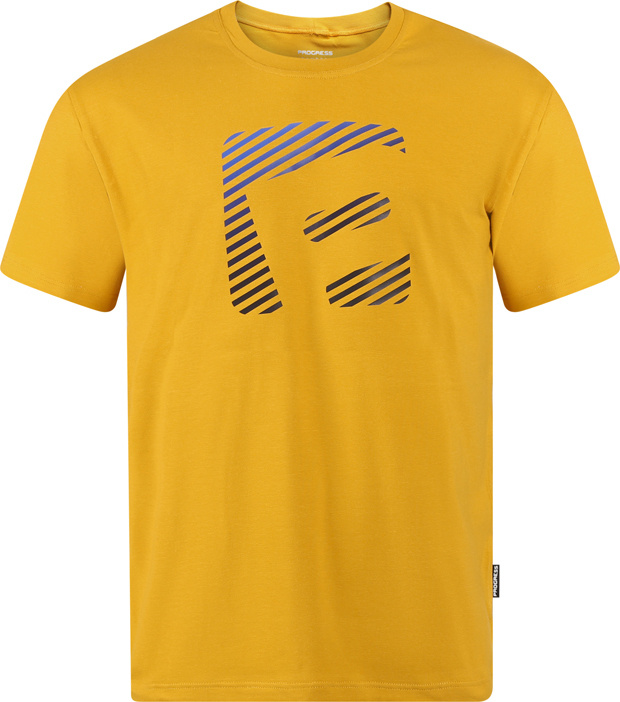 Pánské bambusové triko PROGRESS Barbar P horčicové Velikost: L