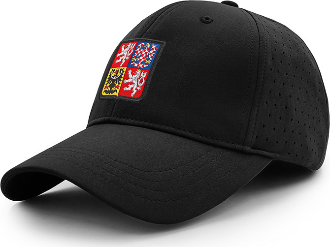 Klasická kšiltovka PROGRESS Baseball Cap Czech černá Velikost: UNI
