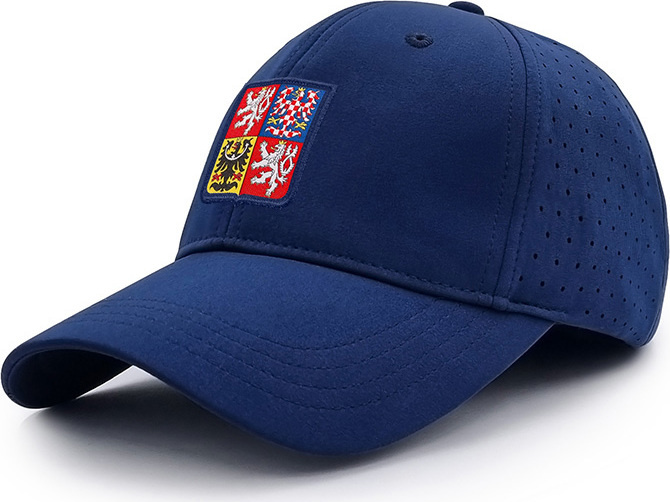 Klasická kšiltovka PROGRESS Baseball Cap Czech modrá Velikost: UNI