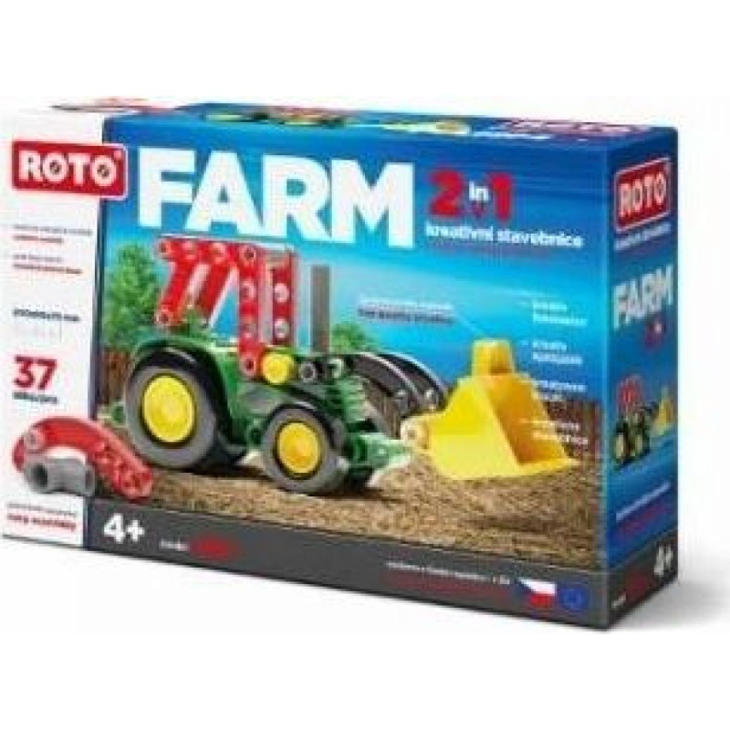Efko ROTO 2v1 Traktor, 37 dílků