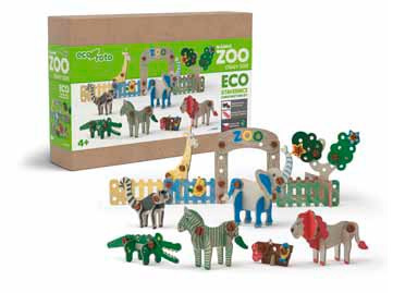 ECO Roto Bláznivá ZOO – ekologická stavebnice
