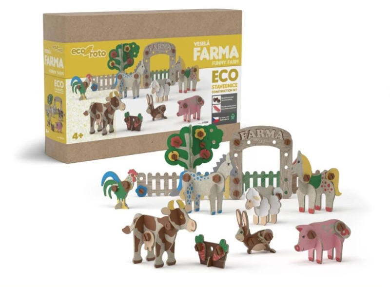 ECO Roto Veselá farma – ekologická stavebnice