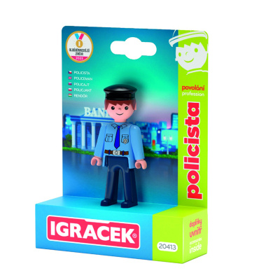 Efko IGRÁČEK Policista - figurka s příslušenstvím