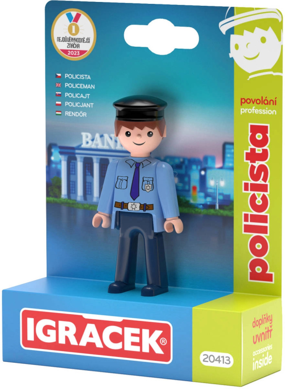 Efko IGRÁČEK Policista - figurka s příslušenstvím