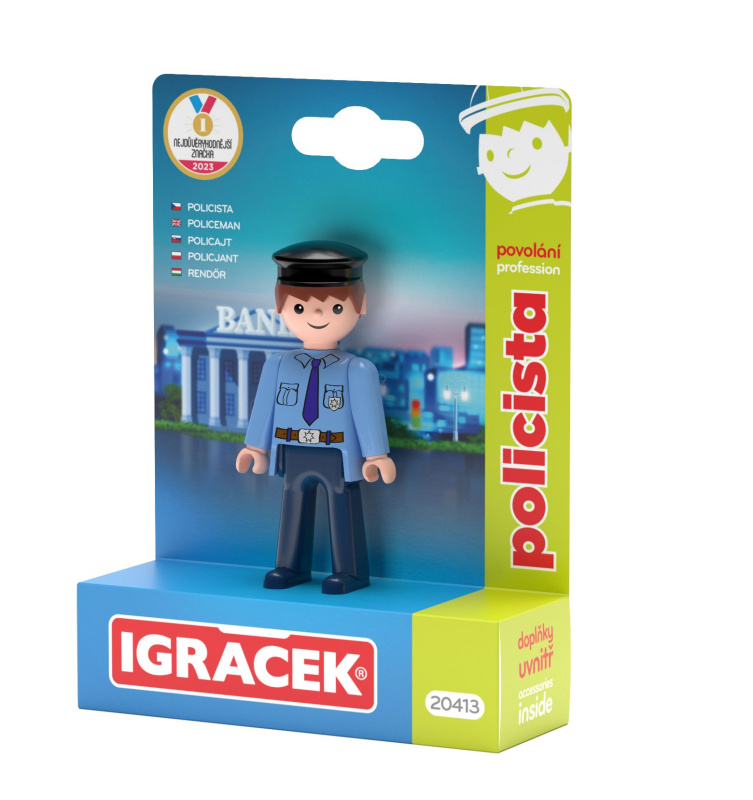 Efko IGRÁČEK Policista - figurka s příslušenstvím