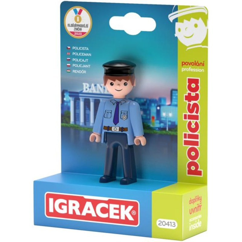Efko IGRÁČEK Policista - figurka s příslušenstvím