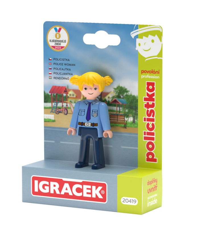 Efko IGRÁČEK Policistka - figurka s příslušenstvím