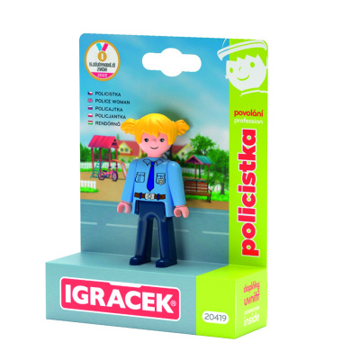 Efko IGRÁČEK Policistka - figurka s příslušenstvím