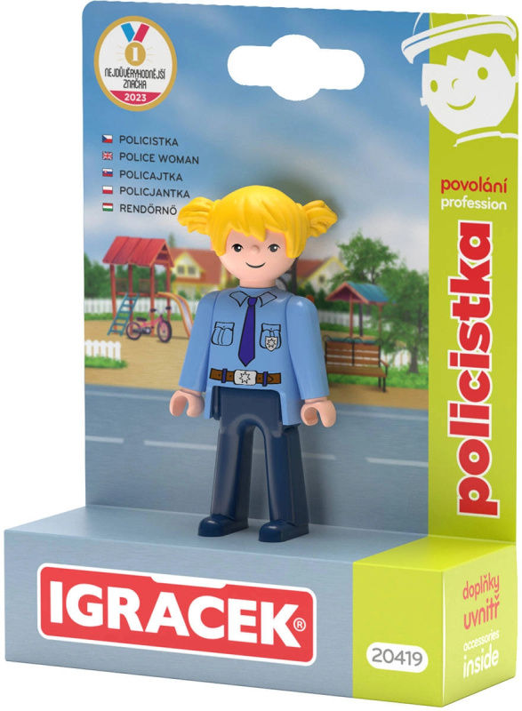 Efko IGRÁČEK Policistka - figurka s příslušenstvím