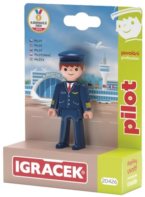 Igráček Pilot - figurka s příslušenstvím