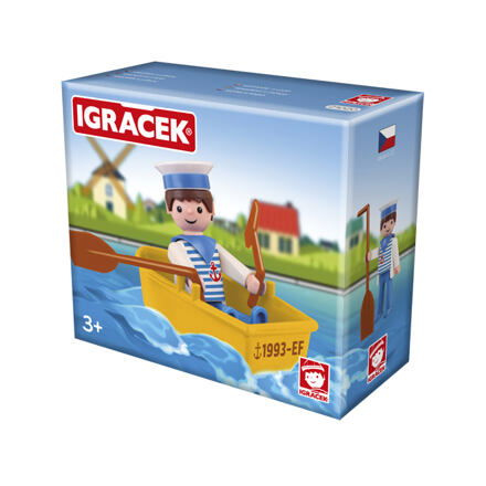 IGRÁČEK - Námořník s lodičkou EFKO – karton, s.r.o.