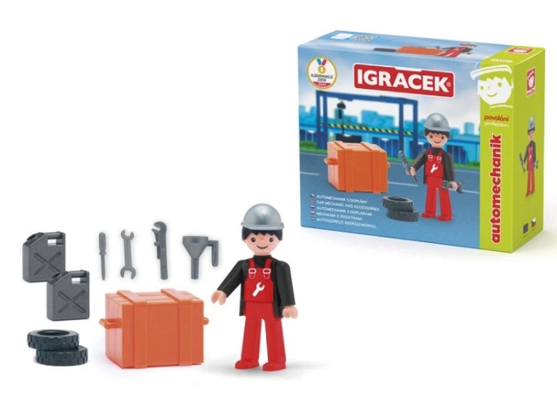 Efko IGRÁČEK Automechanik - figurka s nářadím