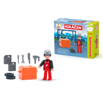 Efko IGRÁČEK Automechanik - figurka s nářadím