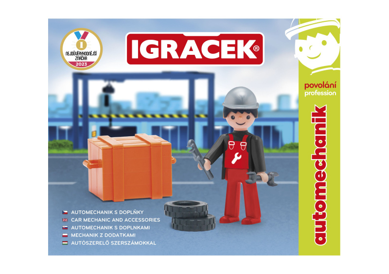 Efko IGRÁČEK Automechanik - figurka s nářadím