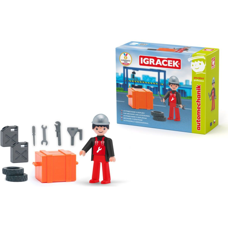 Efko IGRÁČEK Automechanik - figurka s nářadím