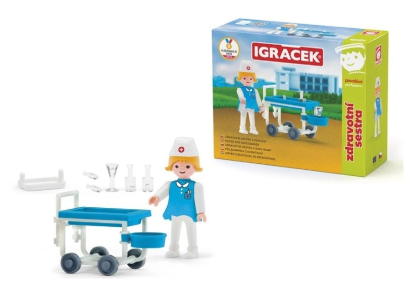 Igráček Zdravotní sestra - figurka s příslušenstvím