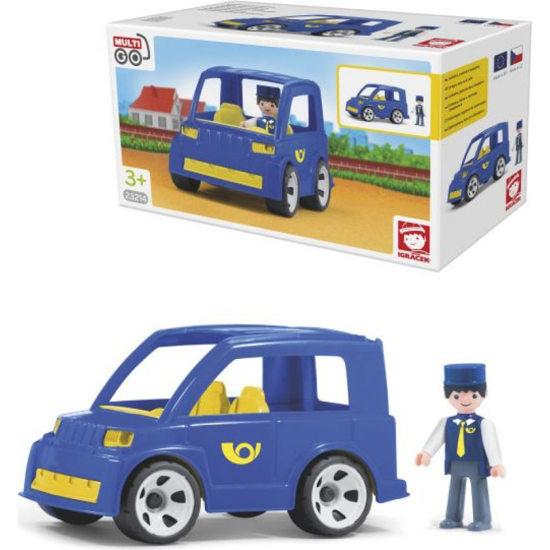 IGRÁČEK - Poštovní auto s pošťákem EFKO – karton, s.r.o.