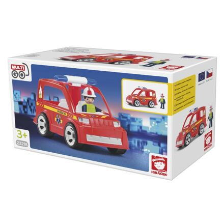 IGRÁČEK MULTIGO Hasičské auto s hasičem