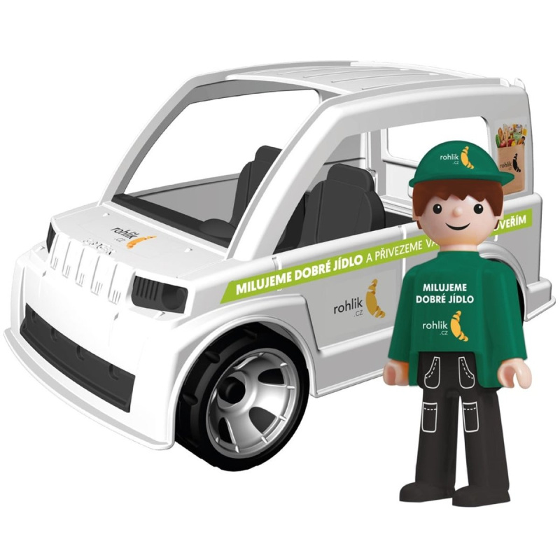 Rohlik.cz Igráček kurýr s autem