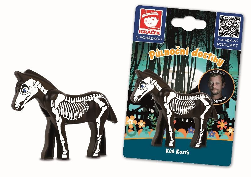 Igráček s pohádkou Půlnoční dostihy - Kůň Kosťa EFKO – karton, s.r.o.